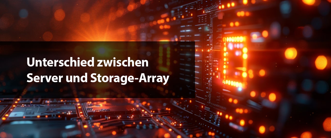 Unterschied zwischen Server und Storage-Array