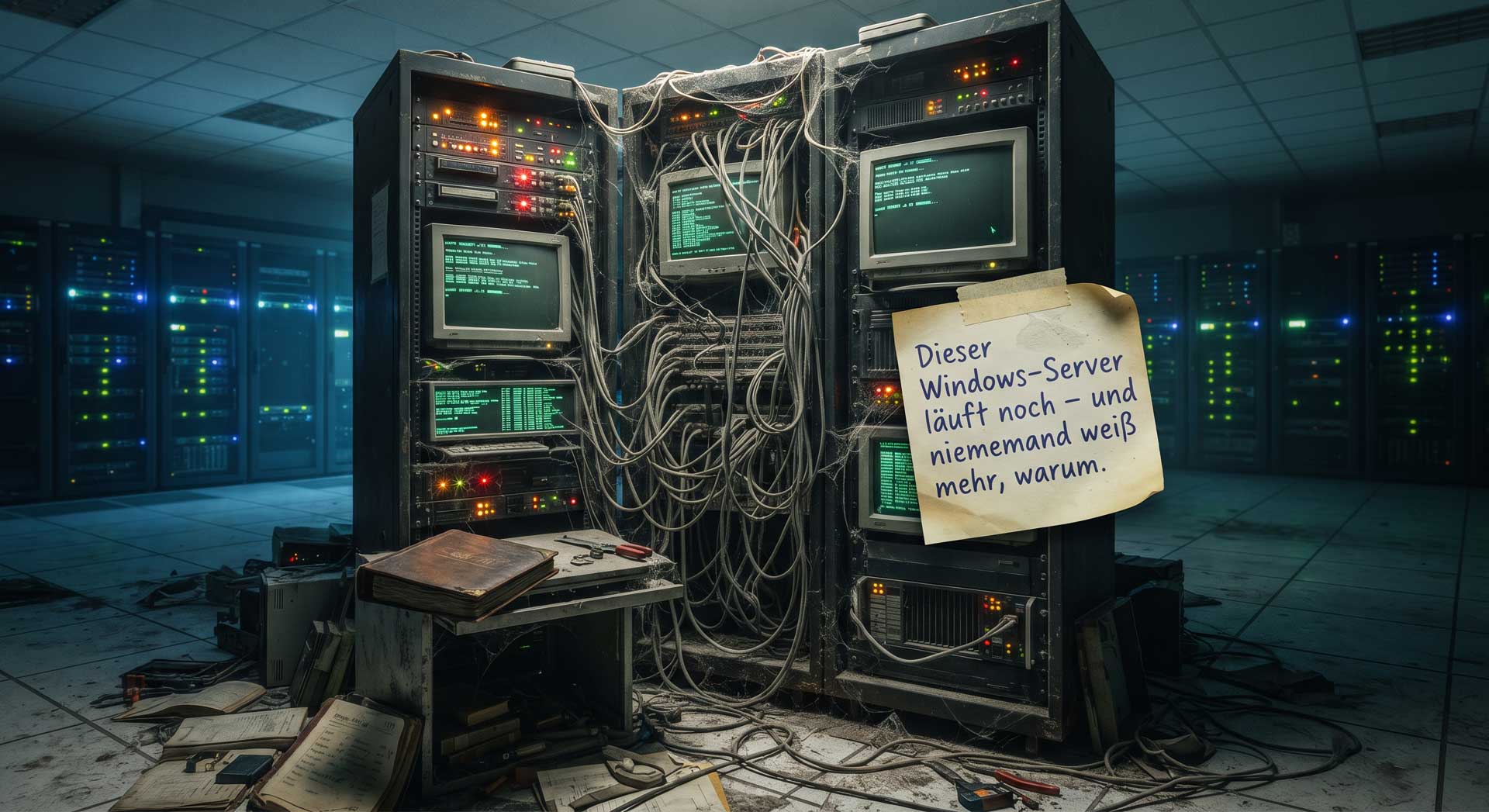 Dieser Windows-Server läuft noch – und niemand weiß mehr, warum