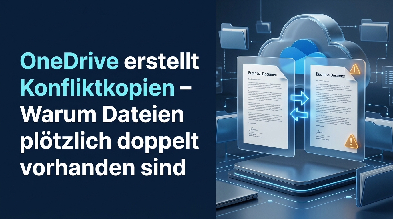 OneDrive erstellt Konfliktkopien – Warum Dateien plötzlich doppelt vorhanden sind
