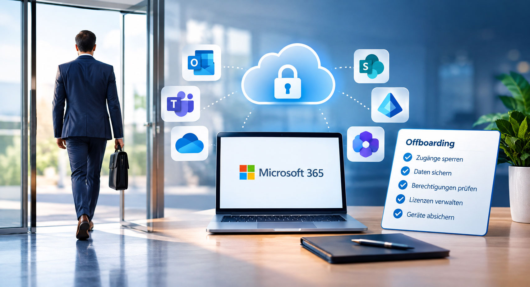 Mitarbeiter verlässt das Unternehmen: Was mit Microsoft-365-Daten und Zugängen passieren muss