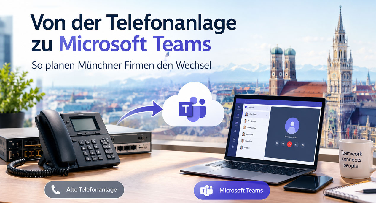 Von der Telefonanlage zu Microsoft Teams: So planen Münchner Firmen den Wechsel